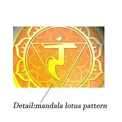 Maydahui 7 Sheets Chakra Wall Stickers Yoga Zen Meditation Room Wall Decals (6x6 Inch) Peel Stick Art Decals Decor for Yoga Studio Decor Yogi Spiritual Gift