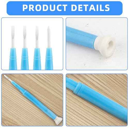 4 Pcs Plastic & Ceramic Screwdriver Set, Non-Conductive Slotted Screwdrivers for High-Frequency Circuit Adjustment, Precision Tools for Electronics Repair, Watchmaking, and Sensitive Equipment