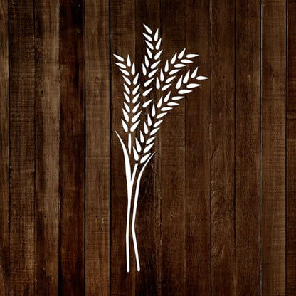 MAGJUCHE Wheat Stencil 6 Inches, Reusable Wheat Stencil for Painting DIY Crafts Decor
