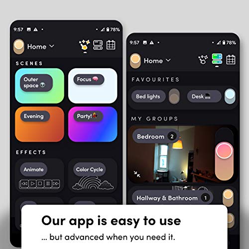LIFX Color, A19 800 lumens, Wi-Fi Smart LED Light Bulb, Billions of Colors and Whites, No Bridge Required, Compatible with Alexa, Hey Google, HomeKit and Siri (2 Pack)