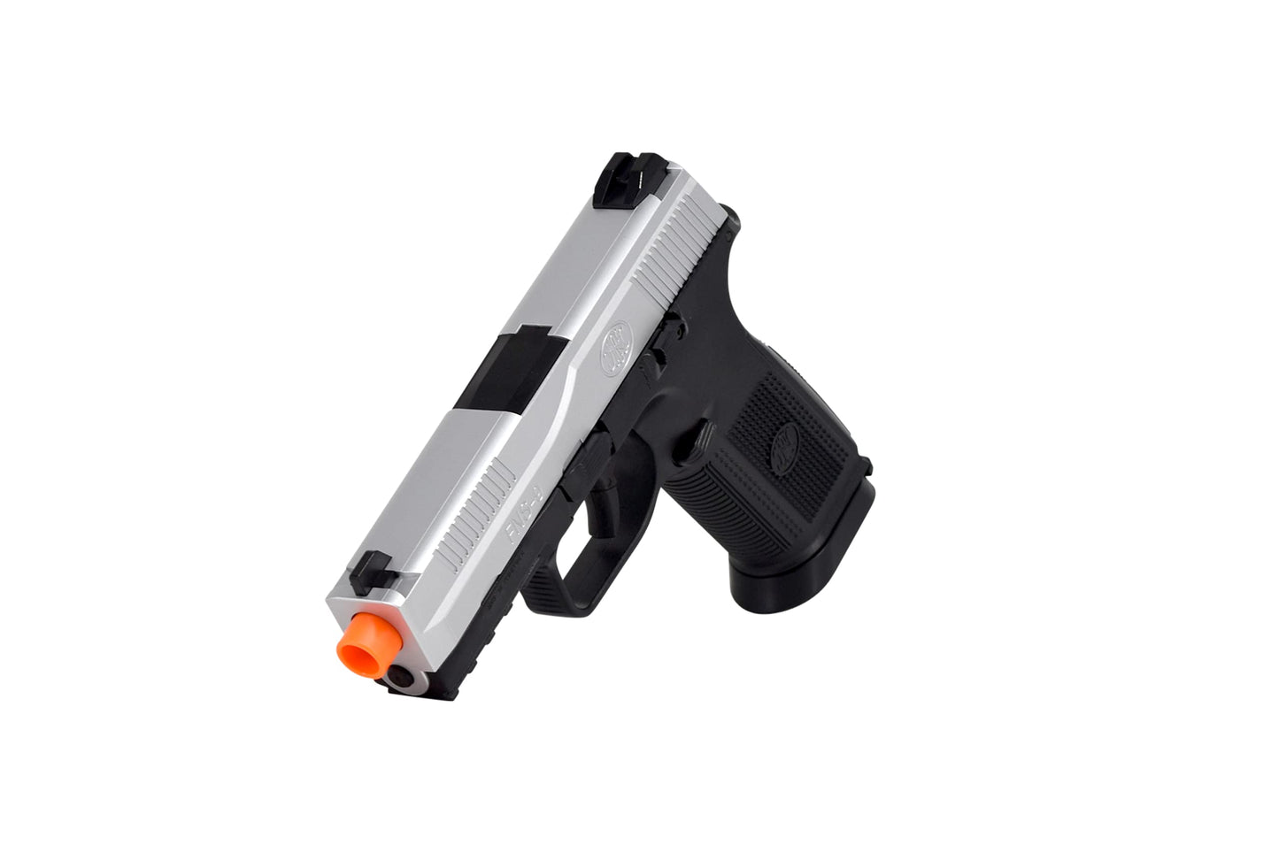 FN Herstal FNS-9 Spring Powered Airsoft Pistol, Silver-Black