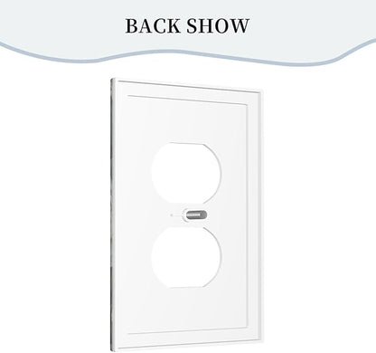 Decorative Art Light Switch Covers Butterflies & Peonies 1 Gang Single Duplex Outlet Wall Plate Switchplate Electrical Faceplate for Home Decor