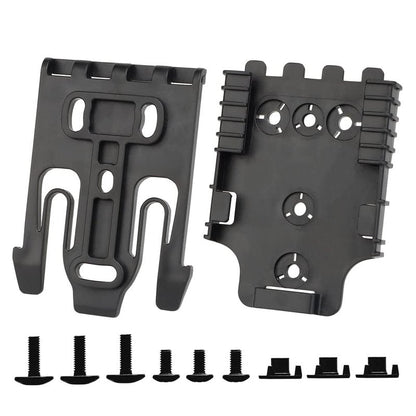 Qls Kit Quick Locking System Kit with Qls19 Locking Fork and Qls22 Receiver Plate for Quick Connect Release Work Duty Holster