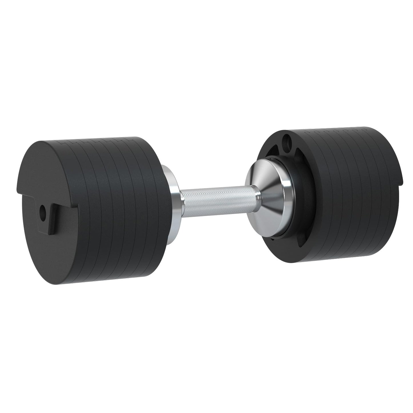 SNODE AD80 Drop Proof 80 lbs Adjustable Dumbbell Set -Adjustable Weights with Cast Iron Plates and Cradle, Knurled Handle, Fast Adjust, Compact Home Gym Equipment for Bench & Press