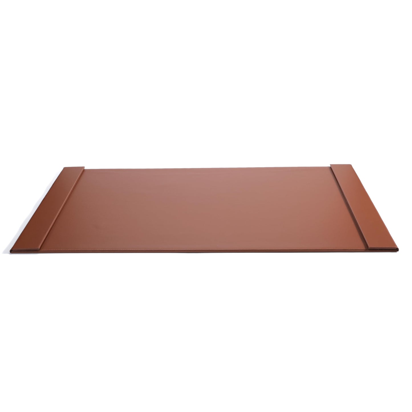30" x 18" Leather Desk Blotter with Side Rails for Writing Leather Executive Desk Pad Protector Desk Mat for Office Home Workplace Brown