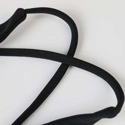 AUROLA Venus Sports Bras for Women Backless Strappy Workout Bra Removable Padded Low Support Gym Althletic Fitness Yoga Crop Top, Black, S
