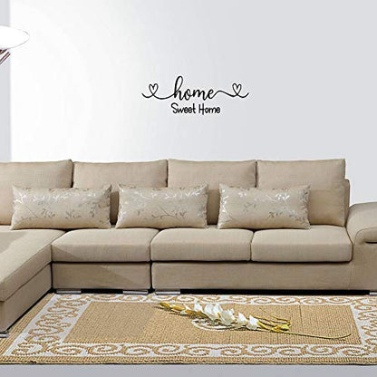 Home Sweet Home Heart Shape - Carved Vinyl Separated Letters Home D?cor Art Letters Vinyl Wall Decal Sayings