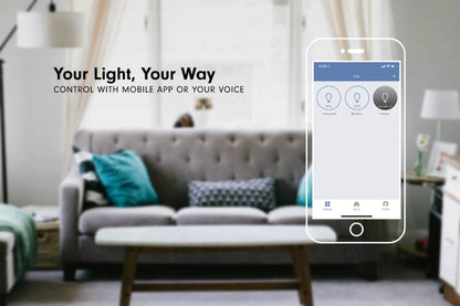 FEIT Electric Smart Wi-Fi LED Color Changing Dimmable 60W Light Bulbs 2-pk White
