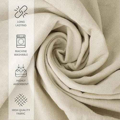 Canvas Painters Drop Cloth (Size 4 x 10 Feet - Pack of 1) - Pure Cotton Paint Drop Cloth for Painting, Curtains, Furniture & Floor Protection - All Purpose Thick Canvas tarp with Double Stitched Edges