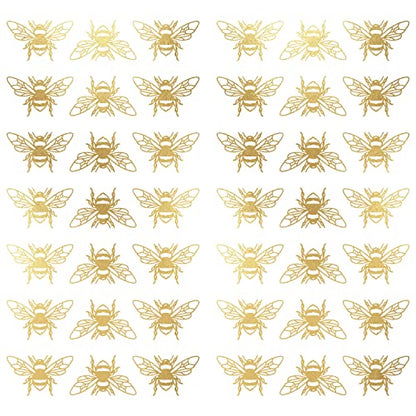 RoomMates RMK4957SCS Gold Bee Peel and Stick Wall Decals