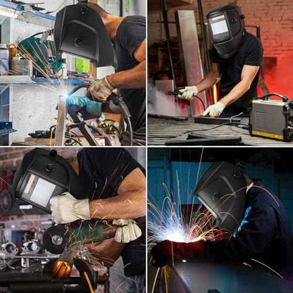 Welding Helmet True Color Auto Darkening Hood for TIG MIG ARC Welder Mask with Adjustable Shade Range 4/5-9/9-13¡¦