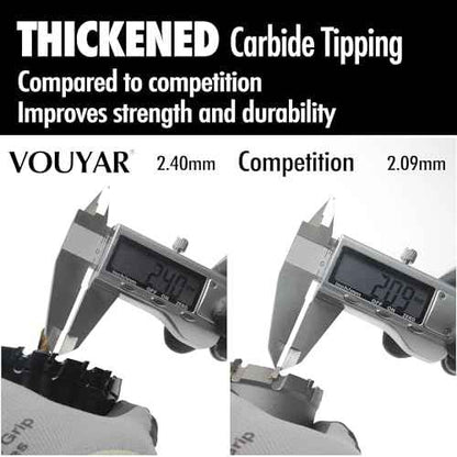 1" Tungsten Carbide Tipped Hole Saw Drill Bit for Hard Metal, 25.4mm Hole Cutter for Sheet Metal, Stainless Steel, Iron, Wood, Plastic