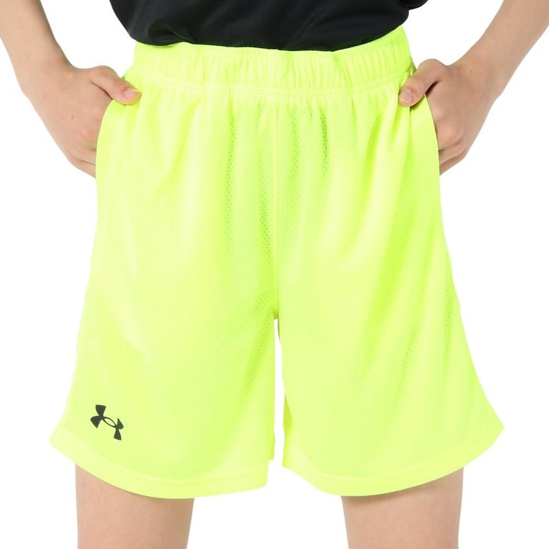 Under Armour Boys Tech Mesh Shorts, (731) High Vis Yellow / / Black, Medium