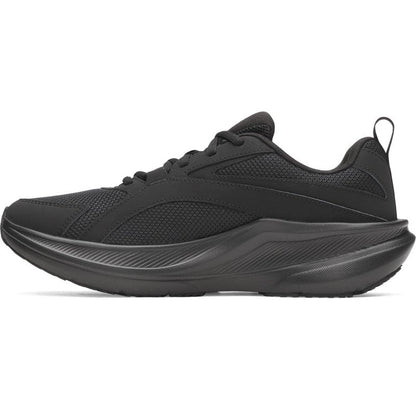 Under Armour Men's Charged+ Assert 11 Running Shoe, (002) Black/Black/Black, 9.5, US