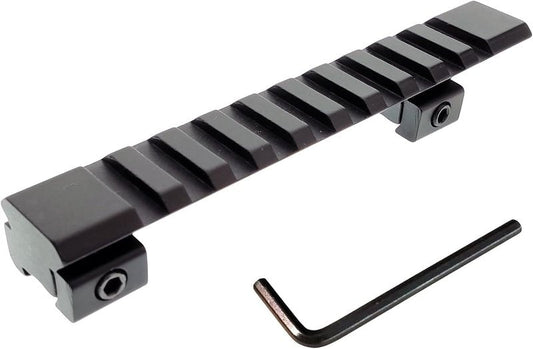Dovetail to Picatinny Weaver Rail Riser Mount Adapter - 11mm to 20mm for Rifle Scope
