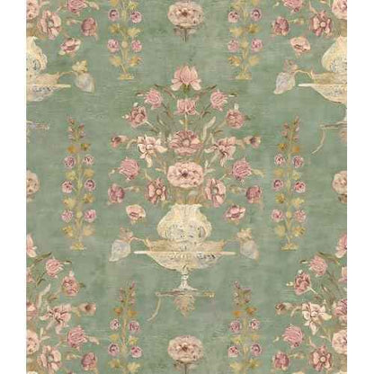 Orainege Floral Wallpaper Peel and Stick Wallpaper Modern Contact Paper 16.9in x 118.1in Self Adhesive Wall Paper for Bedroom Bathroom Shelf Liner Decor Removable