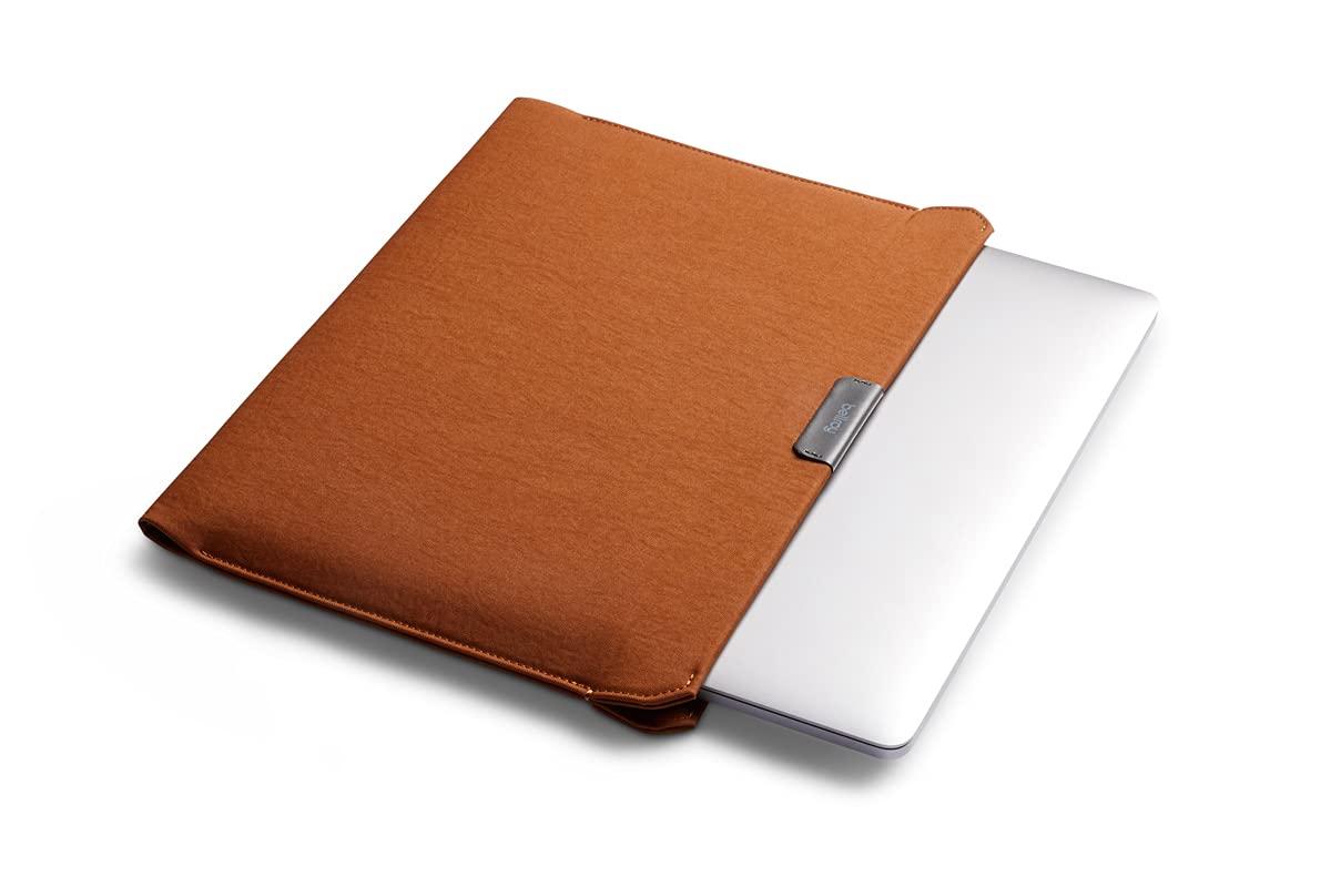Bellroy Laptop Sleeve (Fits 16 Inch Laptop or MacBook, Slim Protective Case with Magnetic Closure) - Bronze