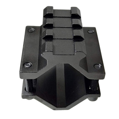 Persei Scope Barrel Clamp Mount Adapter with Weaver Picatinny Rail