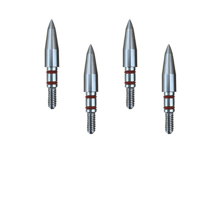 100/125/150/200 Grains Archery Field Points Practice Field Tips, Stainless Steel Archery Target Practice Hunting Arrow Tip for Recurve, Compound Bow Crossbow, Screw in Broadheads (A 17/64″-100grains)