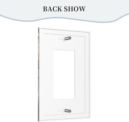 Decorative Art Light Switch Covers Lake & Pagoda in Fall 1 Gang Rocker Outlet Decorative Switch plate Faceplate GFCI Light Switch Covers for Home Decor