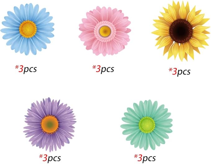 30Ct Summer Spring Sun Flower Hanging Swirl Decorations,Themed Birthday Party,Party Supplies,Ceiling Decorations for Girls,Boys,Kids, Bedroom,Classroom,Baby Shower