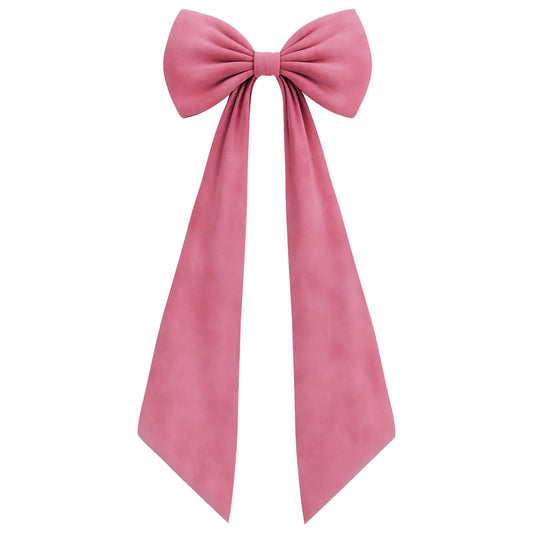 Froova Big Pink Bow Decor 50x20 Inch Coquette Birthday Decorations, Large Giant Velvet Coquette Room Wall Decor Bridal Shower Wedding Girl Just Want to Be One (Heavyweight Velvet, Shaping Process)