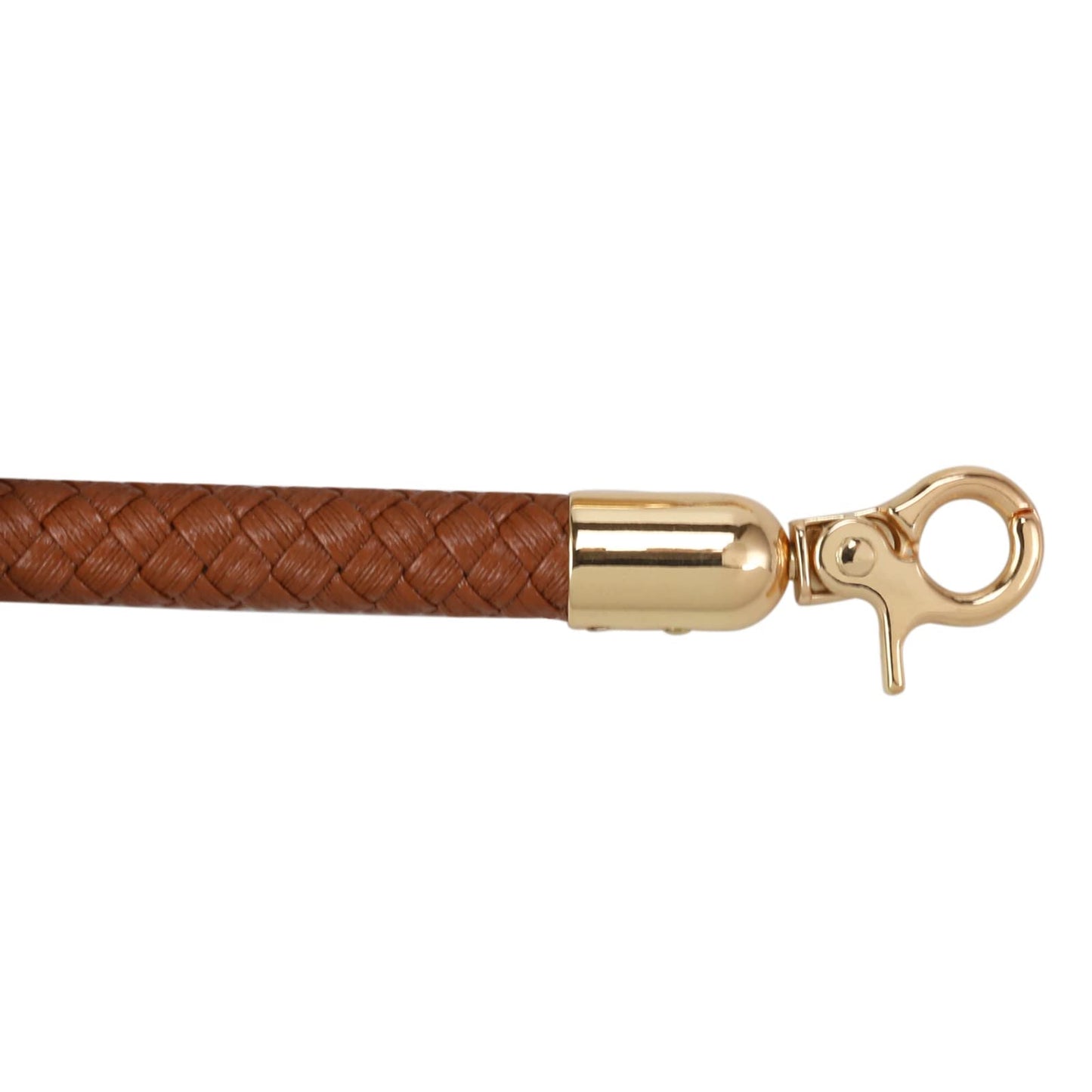 ALLZEDREAM Leather Shoulder Bag Straps Replacement Purse Handbag Braided Handle (Brown,11.8in)