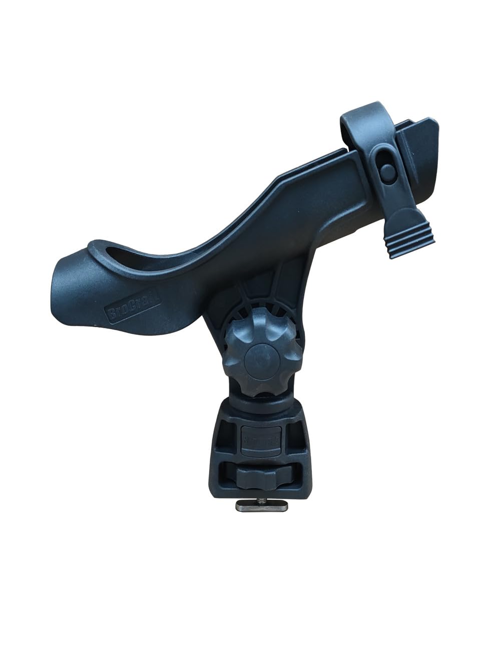 Brocraft Fishing Rod Holder with Kayak Track Mount | Baitcaster & Spinning Reel Rod Holder for Boat, Kayak & Track Systems