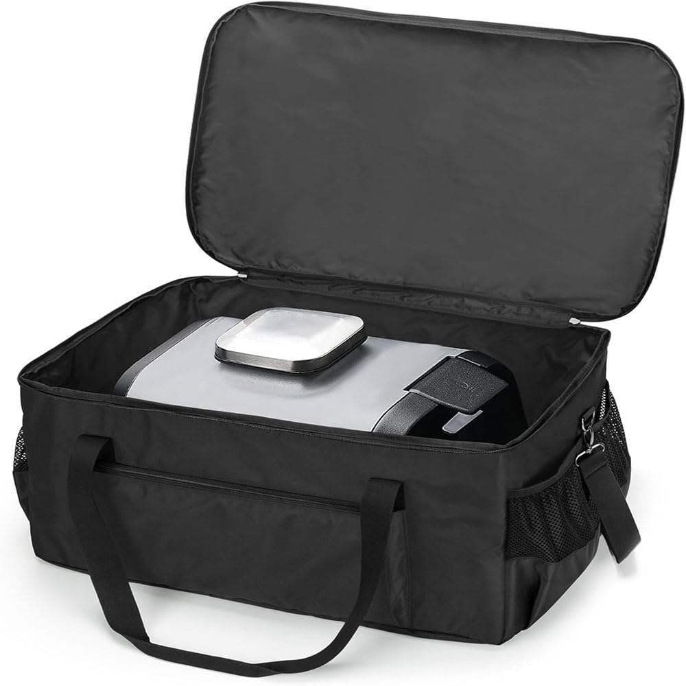 Gawinco Carry Bag for Ninja Pizza Oven OO100 Series, Water-Resistant Padded Carrying Case with Multi-Pockets and Shoulder Straps, Black