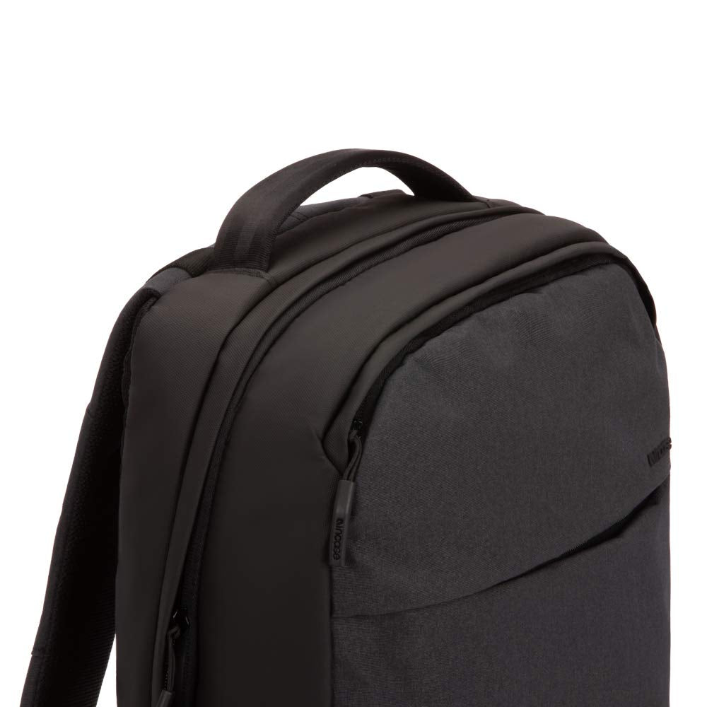 Incase Compact City Backpack – 18L Everyday Travel Tech Backpack and Laptop Bag for Work or School – Three Pockets, 16” Padded Laptop Sleeve, Quick Access Pocket – Black