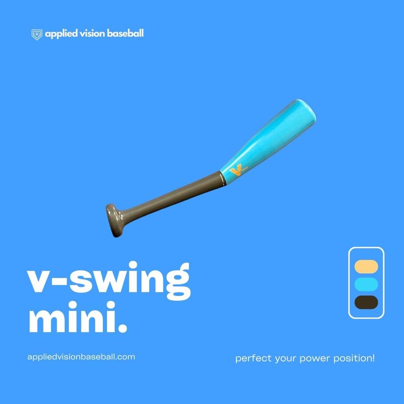 Baseball & Softball Swing Trainer - Applied Vision Sports V-Swing Batting Aid for Improved Performance