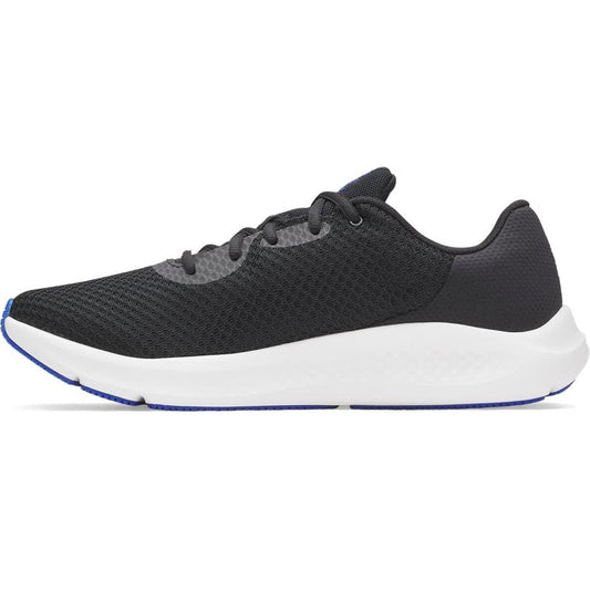 Under Armour Men's Charged Pursuit 3, (008) Black/Black/Team Royal, 10, US