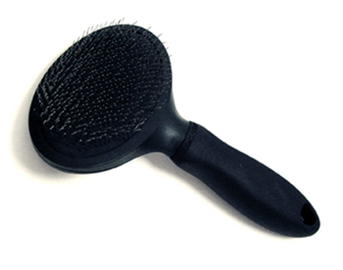 Miracle Care Slicker Brush for Dogs, Pet Hair Brush for Shedding, Removes Loose Undercoat, Ergonomic Handle, Larger Head for Large Dogs