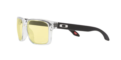 Oakley Men's OO9102 Holbrook Square Sunglasses, Clear/Prizm Gaming, 57 mm