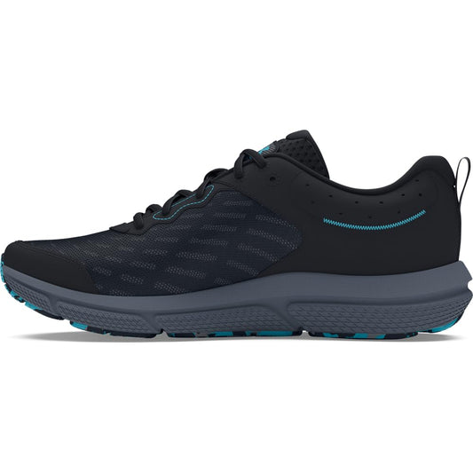 Under Armour Men's Charged Assert 10, (003) Black/Black/Blue Surf, 11, US