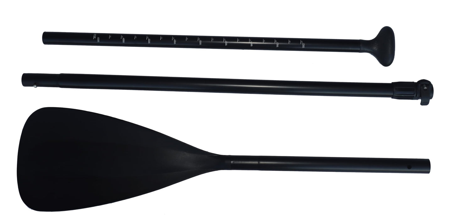 METER STAR 3-Piece Adjustable Aluminium SUP Paddle Board Paddles, Lightweight Stand Up Paddle Oars for Paddleboard, Adjustable Aluminum Alloy PU Coated Shaft 67"-83" for Surfing, Floating,Water Sport