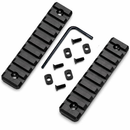 Gotical Multi Slots Mlok to Picatinny Rail Adapter | Set of 9 Slot Ar Picatinny Rail System