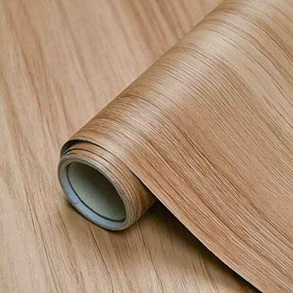 Sevalo Wood Contact Paper Wood Peel and Stick Wallpaper Light Wooden Look Grain Contact Paper for Cabinets and Drawers Self Adhesive Removable Wallpaper Natural Waterproof Vinyl 15.7inW 118inL