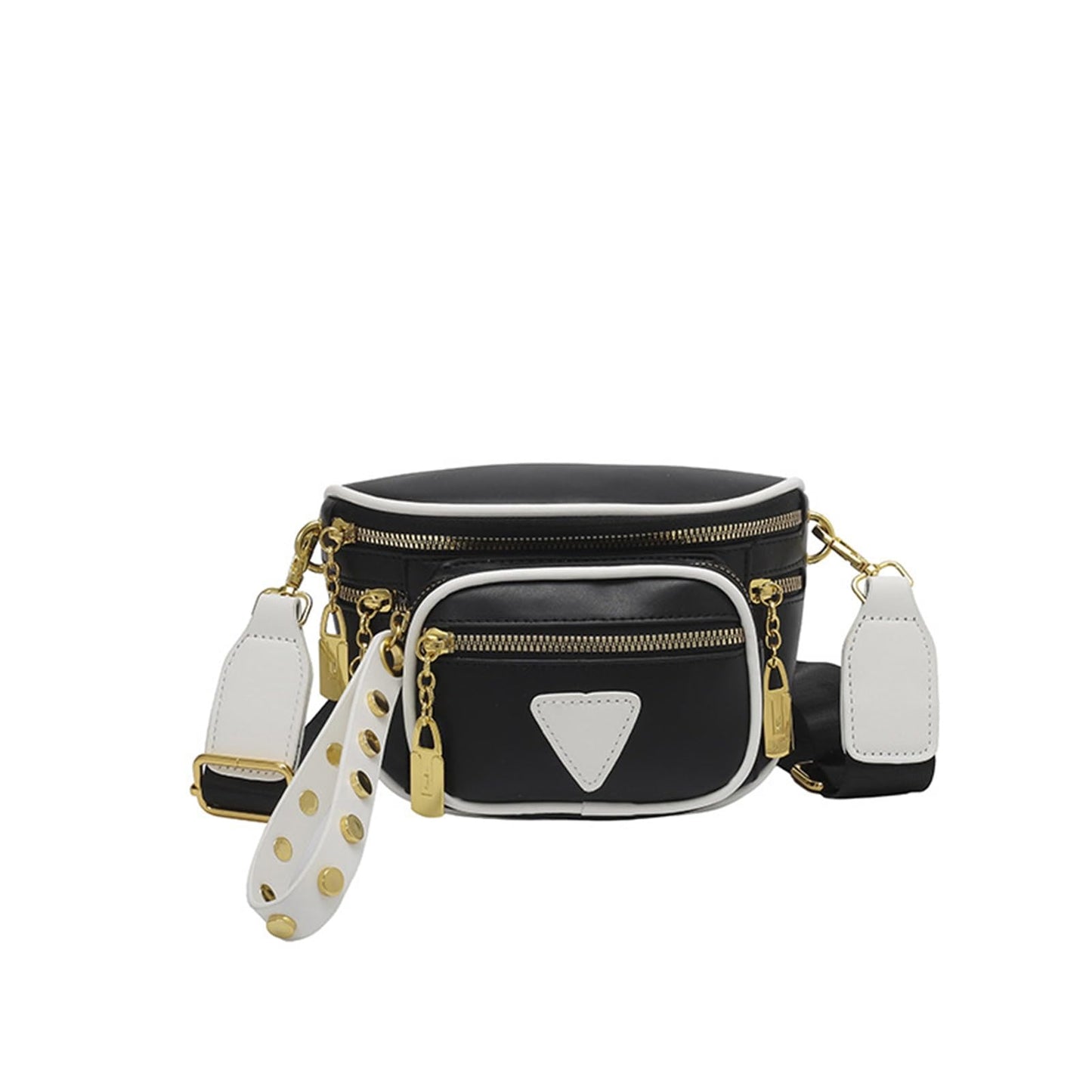 Lightweight PU Leather Fanny Packs Purse, Trendy Women Versatile Crossbody Shoulder Bags with Coin Zip Pocket for Party Festival Outdoor Traveling Beach