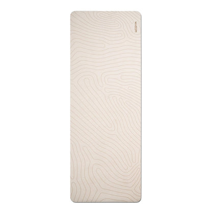WeGym Yoga Mat, 4mm Cushioned Exercise Mat for Yoga, Pilates, Home Workouts - Anti Slip Polyurethane Suede Yoga Mat with Carrying Strap