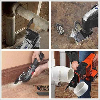 50 Pcs Oscillating Tool Blades, Professional Universal Oscillating Saw Blades, Wood Multitool Blades, Quick Release Durable Oscillating Tool Fit All Models (44mm)