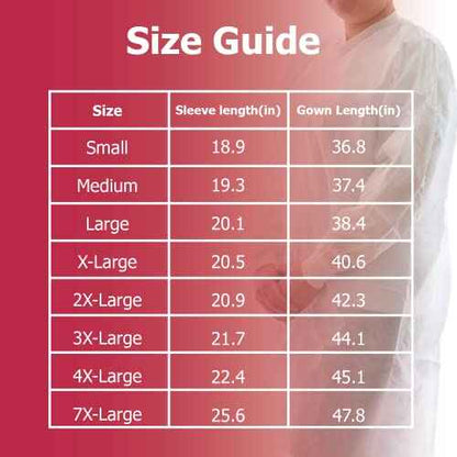 Dealmed Disposable SMS Lab Coat, No Pockets, White