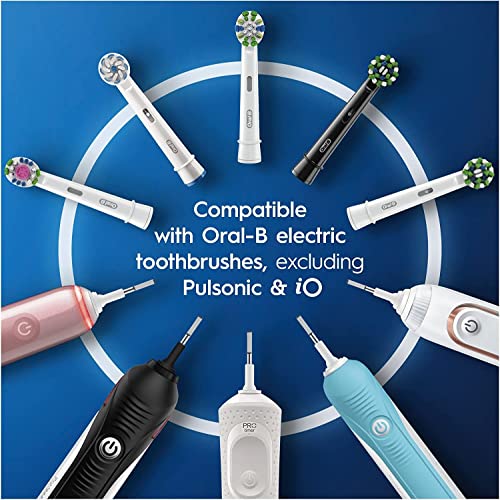 Oral B Cross Action Electric Toothbrush Replacement Brush Heads Refill, 4Count