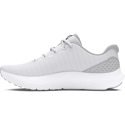Under Armour Men's Charged Surge 4, (100) White/Halo Gray/Black, 14, US