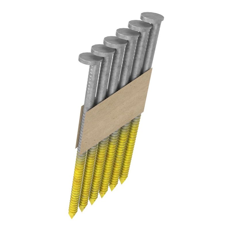 Grip Rite Prime Guard GRP8RH1 30 Degree Paper Tape Offset Round Head Bright Coated Collated Framing Nails, 2-3/8" x 0.113"