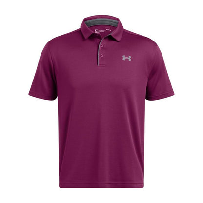 Under Armour Men's Tech Golf Polo, (505) Purple Gemini / / Pitch Gray, Small