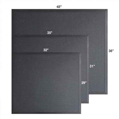 Rubber-Cal Playground Slide Landing Mat - 29" x 32"