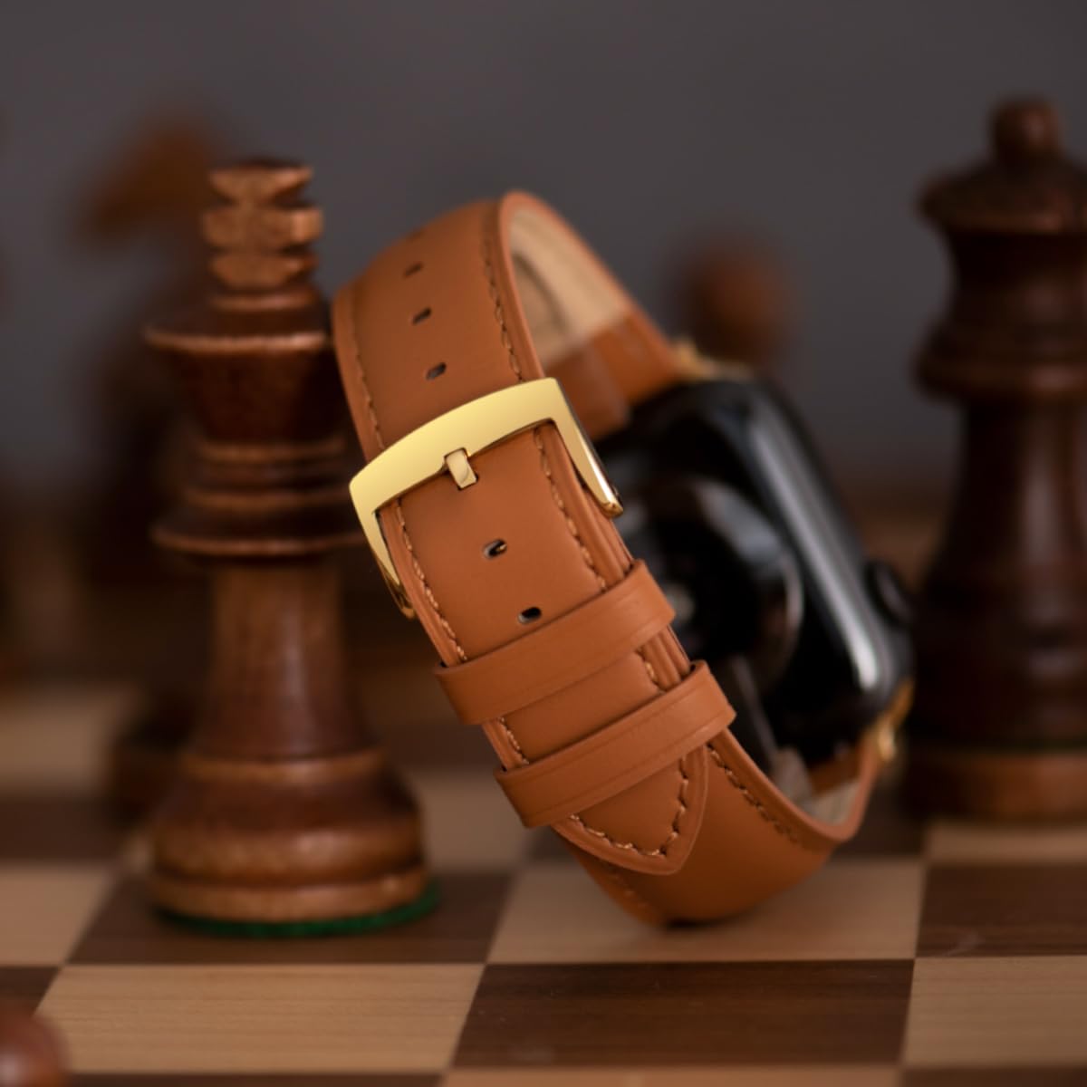 CORROPELLE Leather Watch Bands Compatible with Apple Watch 49mm 46mm 45mm 44mm 42mm, Top Grain Genuine Leather Straps Replacement Band for iWatch Series 11 10 9 8 7 6 5 4 3 2 1 SE3/2/1 Ultra3/2/1
