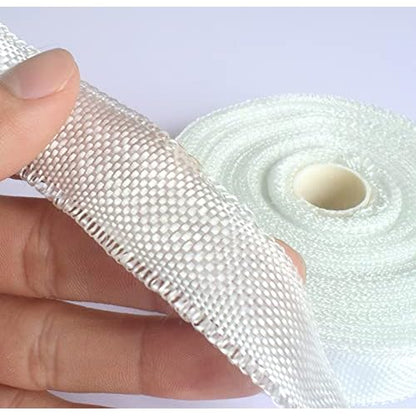 Fiberglass Cloth Tape | 6 oz | Glass Fiber Mesh Joint Tape ??Repair and Reinforcement Heat Insulation E-Glass Size 1 inches Wide, 33 Yards (2.5cm x 30m