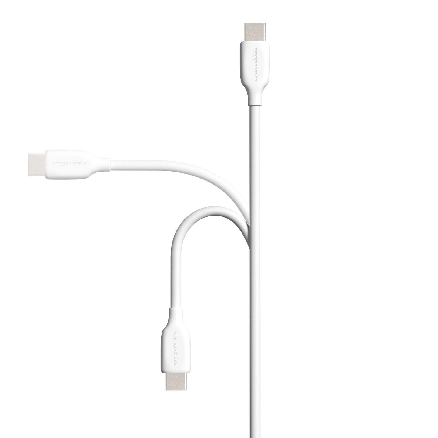 Amazon Basics 2-Pack USB-C to USB-A 2.0 Fast Charger Cable, 480Mbps Speed, USB-IF Certified, for Apple iPhone 16/15, iPad, Samsung Galaxy, Tablets, Laptops, 1.8 m, Black